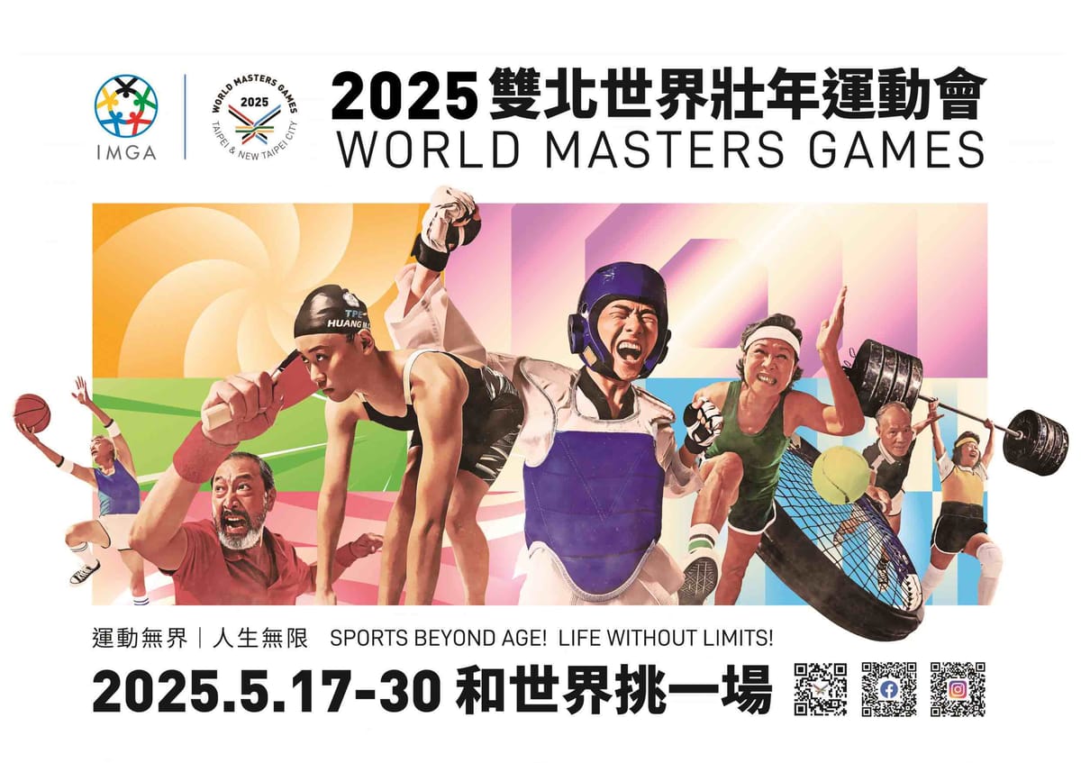 Taiwan World Master Games Draw Released